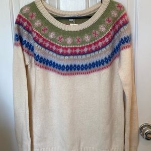 BNWT Fair Isle Sweater